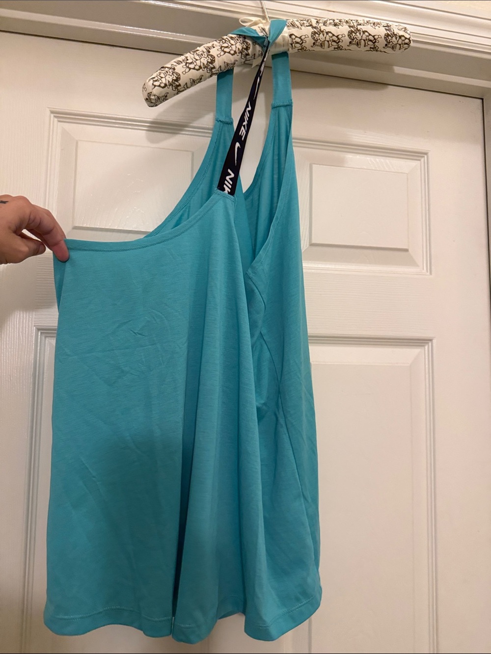 Nike Women's Teal Racerback Tank Top - Picture 3 of 3